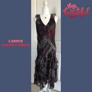 Ralph Lauren Long Dress Sz 10 NWOT🌺